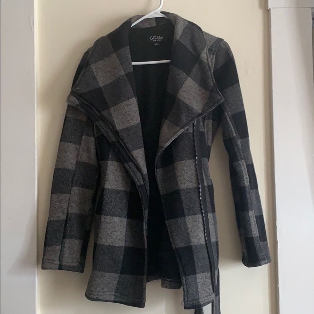 CoffeeShop plaid jacket
